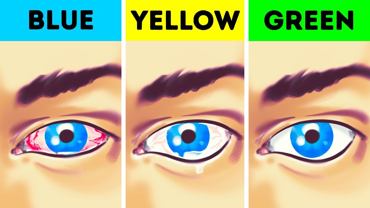 What color is bad for your eyes?