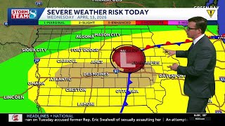 Iowa weather: Severe weather threat returns today and Friday