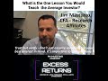 The Most Important Investing Lesson: Jim Masturzo