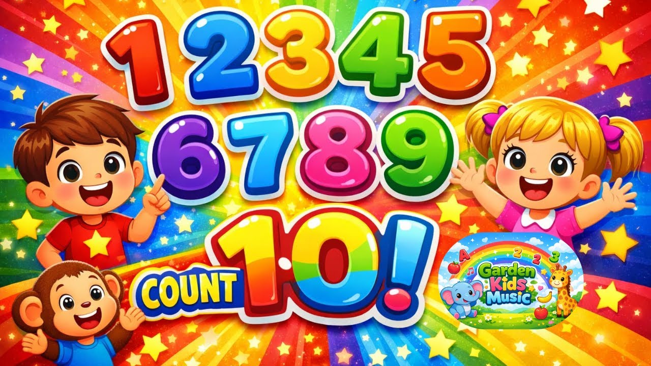 Numbers Song for Kids | Learn to Count 1–10 | Fun & Educational Music