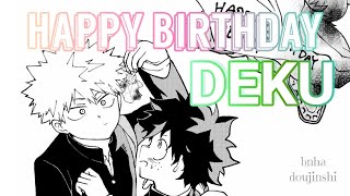 [BNHA] - Happy Birthday, Deku •• KatsuDeku •• ENG