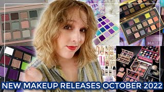 NEW MAKEUP RELEASES OCTOBER 2022 // XXL Edition!! ft all the halloween & holiday releases