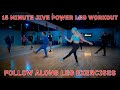 15 Minute Jive Power Leg Workout | Easy To Follow Along Dance Exercise Routine