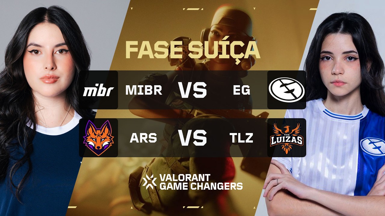 Valorant Game Changers Split 2 | Stream A - Fase Suiça (Dia 2)