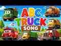 ABC with Trucks 🚚 | A for Armored Truck B for Big Truck | Fun Alphabet Trucks Phonics Song for Kids