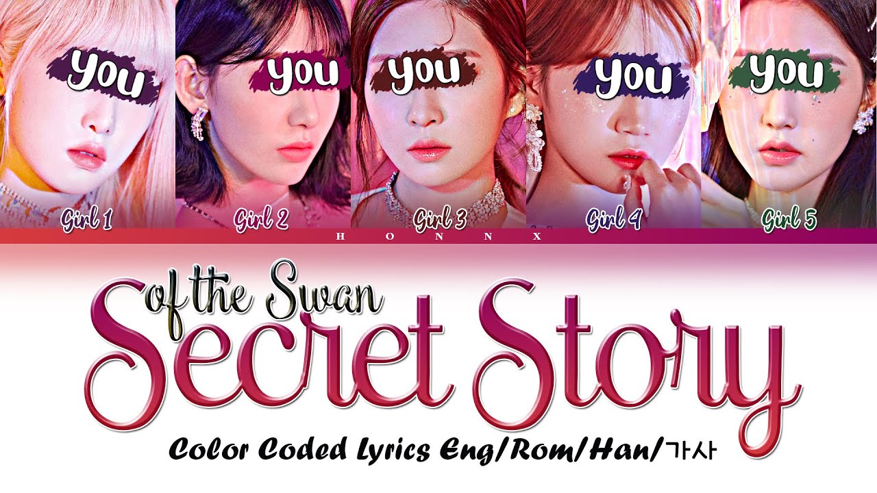 YOUR GIRL GROUP IZ*ONE – Secret Story of the Swan  5  MEMBER | Color Coded Lyrics Eng/Rom/Han/가사