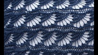 Узор спицами "Ракушки" Shell pattern Узор спицами "Ракушки" Shell pattern