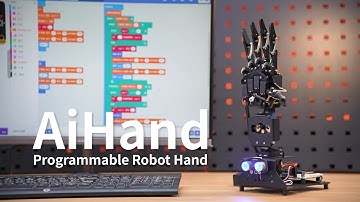 Open-Source Robotic Hand AiHand Powered by micro:bit V2 Programming Educational Robot