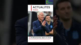 Equipe de France : 4 Ultramarins dans la dernière liste avant le Mondial, 26 retenu par Deschamps