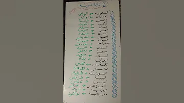 عواصم الدول العربية 