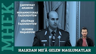 Türkmenistan | HALKDAN MII'Ä GELEN MAGLUMATLAR