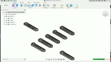 Design multiple Berytech Fab Lab Key Chains