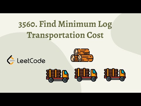 3560. Find Minimum Log Transportation Cost  #interview #amazoninterviewpreparation #googleinterview