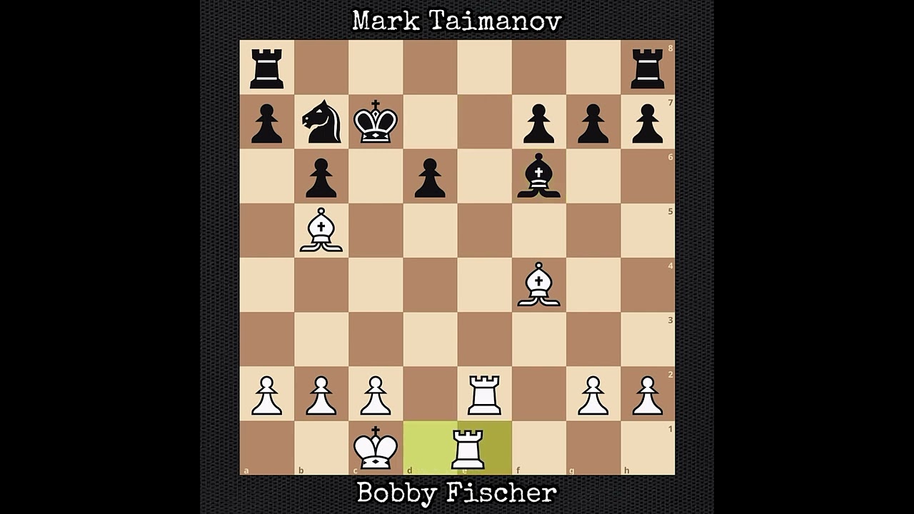 Bobby Fischer vs Mark Taimanov | Candidates Quarterfinal (1971)
