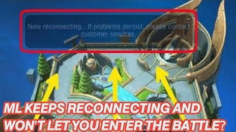 How to fix reconnecting problem ー  mobile legends bang bang! 2020