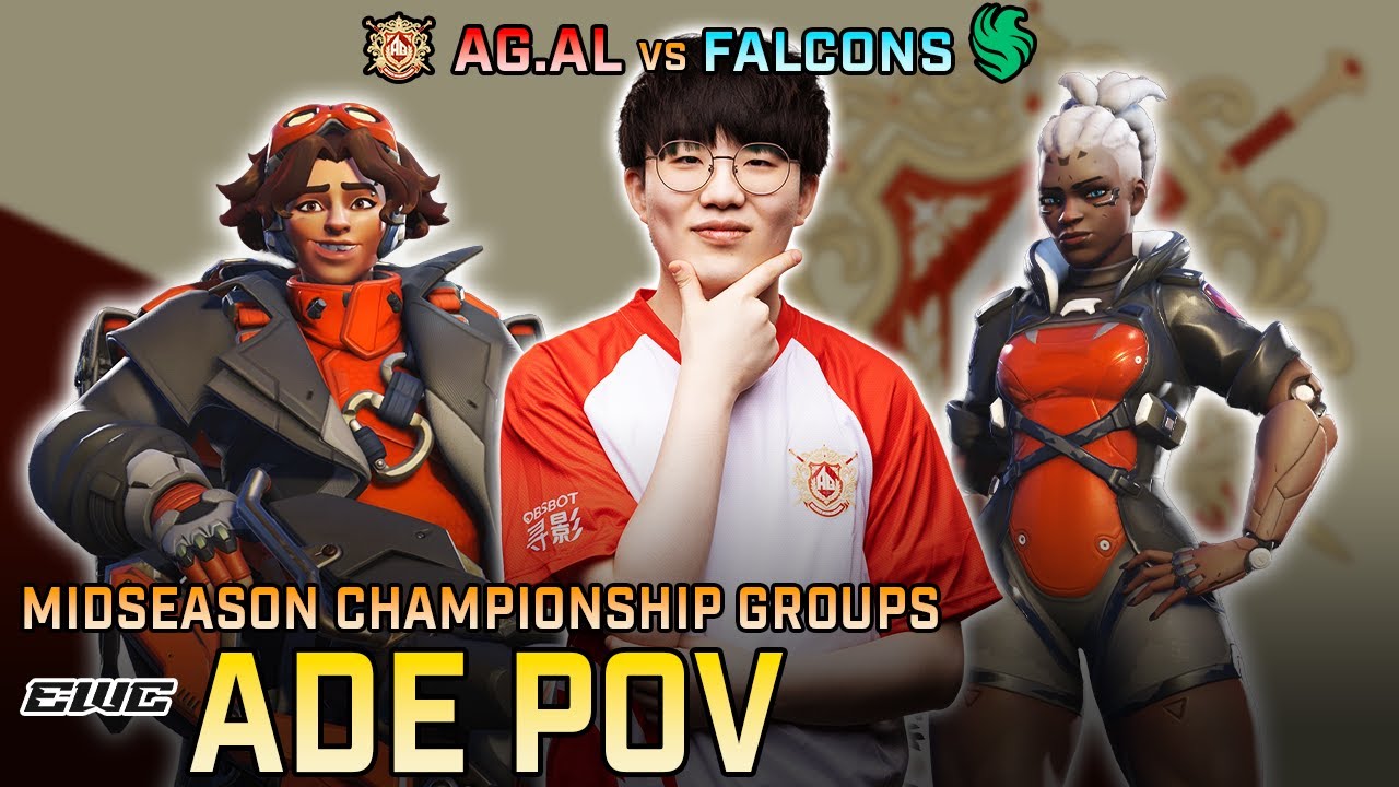 [ Ade ] Team Falcons vs AG.AL | OWCS Midseason Championship Groups ...