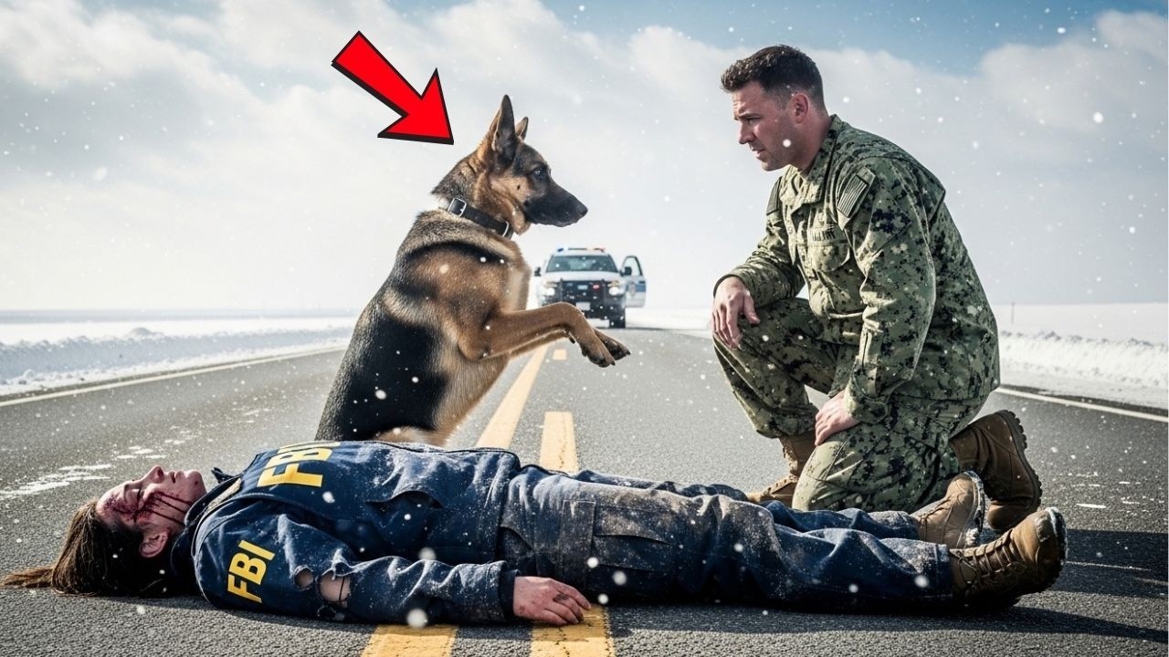 Un Navy SEAL s’arrête pour un berger allemand — une agente du FBI est sauvée