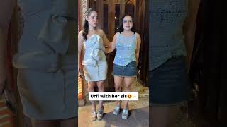 Urfi Javed with sister Dolly Javed spotted at Bandra.... #urfijaved #dollyjaved #e24