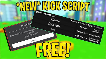 [Free]  *NEW* Roblox Kick Script GUI