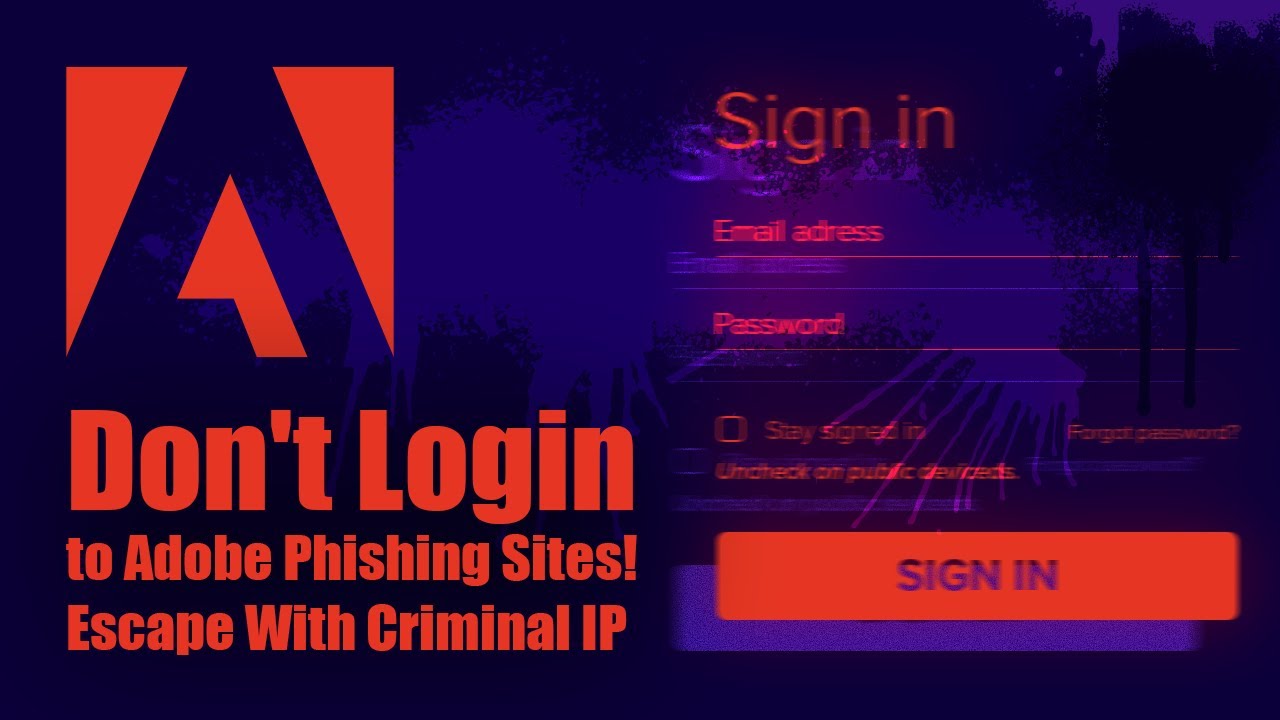 Don't Login to Adobe Phishing Sites! Escape With Criminal IP
