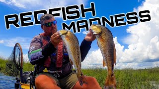 Marsh Fishing For Redfish ** WITH TIPS AND TECHNIQUES**