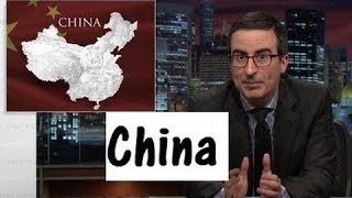 John Oliver: China building Island like never before