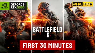 Battlefield 6 - First 30 Minutes Gameplay [ULTRA Graphics | RTX 5080 | 4K HDR 60FPS]