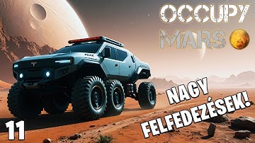 Occupy Mars: The Game LIVE #11 - Nagy felfedezések a Cybertruckkal! 👽🚀