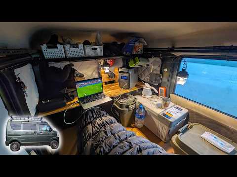 軽バンの荷室にネカフェ作って遊び散らかす30代無職【EcoFlow DELTA3 1500】