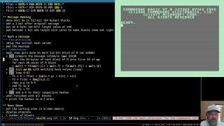 Commodore 128 Assembly #36: SHA-256 part 6