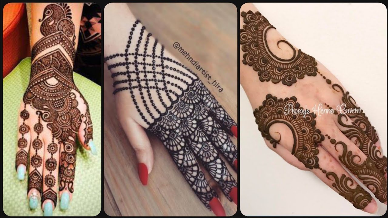 Beautiful Mehndi Design || Circle Style Mehendi Design || Finger Design