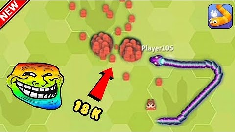I Feed Cute Bot In Snake.Io! Epic Snakeio Gameplay