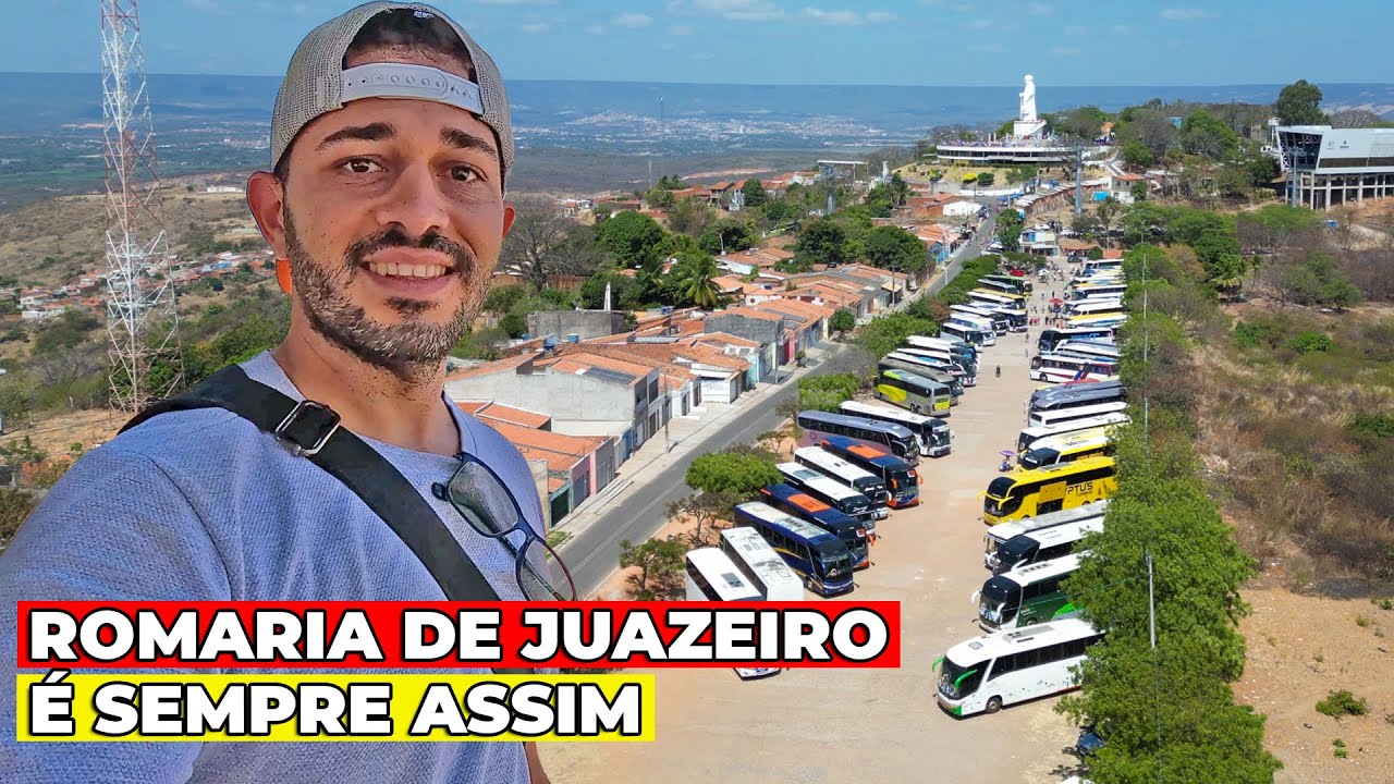 Na Romaria de Juazeiro do Norte é sempre Assim de todas as Partes do Nordeste Marca Presença