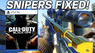 BLACK OPS 1 SNIPING on PS5 has been FIXED!