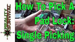 How To Pick A Lock - Using The Single Pin Picking Method
