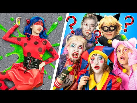 Ladybug'ı Kim Öldürdü? Harley Quinn vs Hello Kitty vs Vampir
