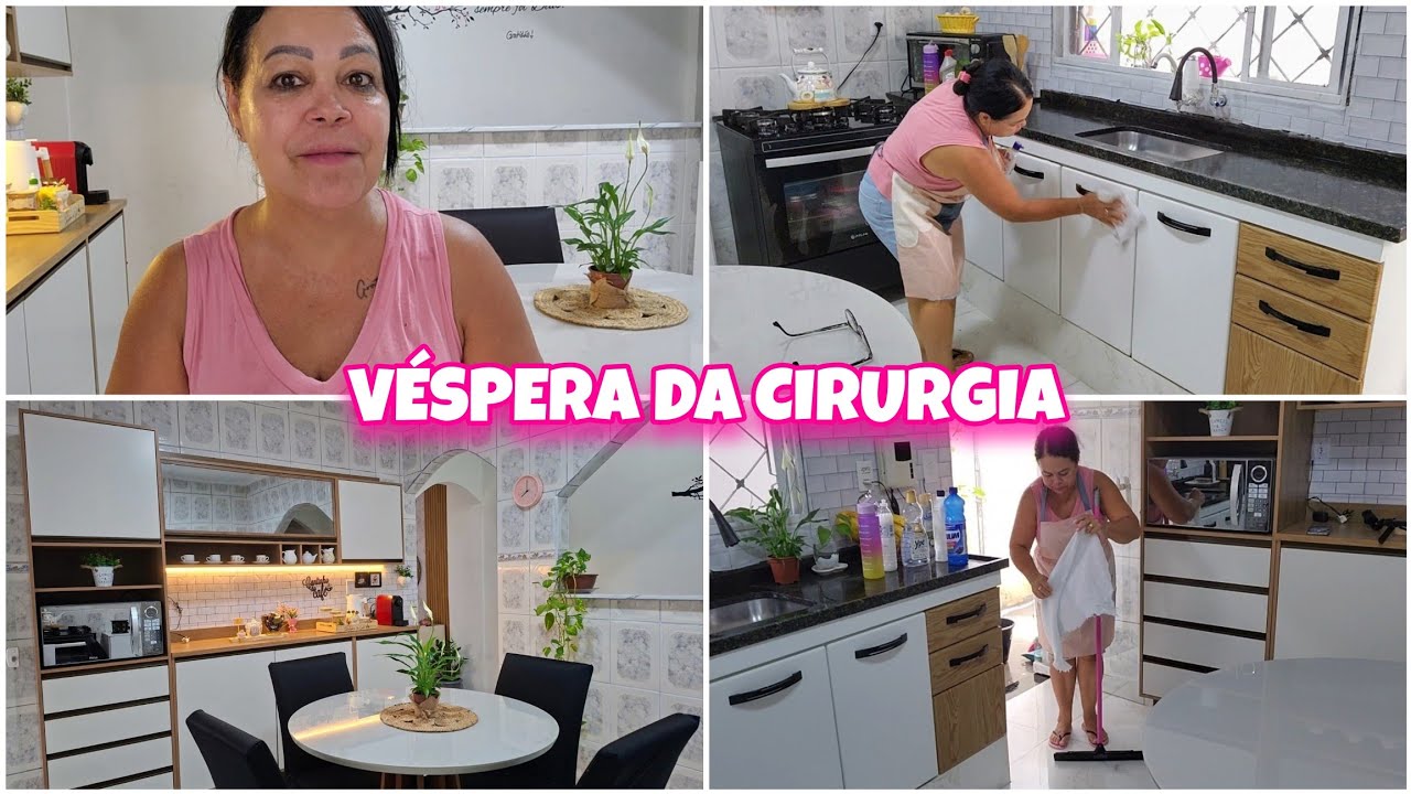 VÉSPERA DA CIRURGIA E FAXINA PESADA 😱 NA COZINHA  me SURPREENDI  Com o Resultado