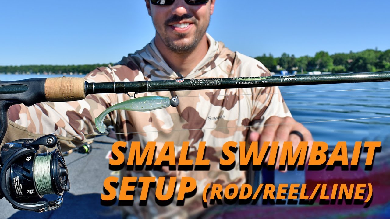 Bob Downey s Small Swimbait Setup Rod Reel Line YouTube