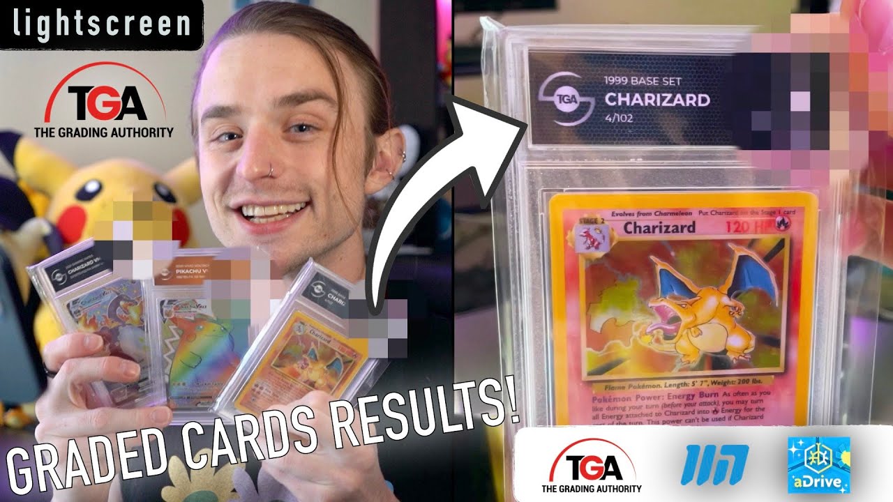 MY VINTAGE POKEMON CARDS ARE GRADED - The Grading Authority is Amazing - lightscreen