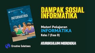 Dampak Sosial Informatika | Materi Pelajaran Informatika Kelas 7 Kurikulum Merdeka