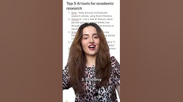 Top 5 Ai tools for academic research