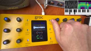 Groc - from train announcement to wavetable synth