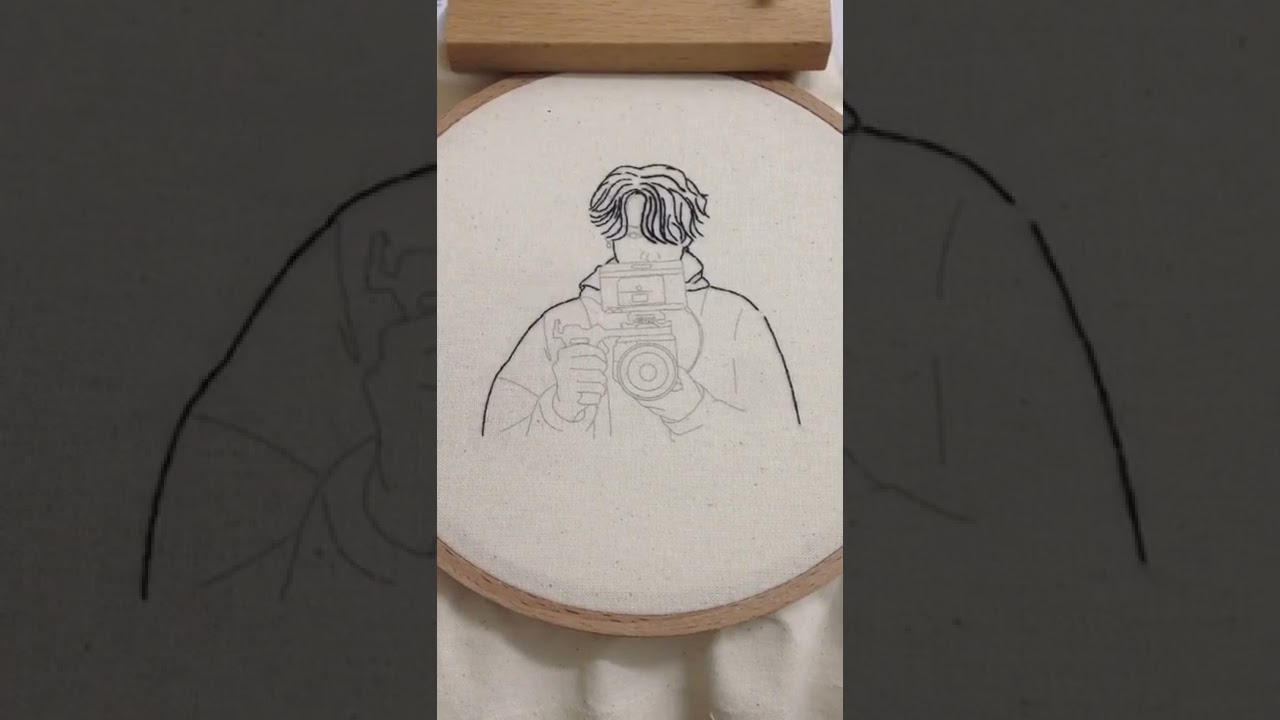 Producer Jungkook 🎬 #jungkook #embroidery #bts #stitch #embroidery