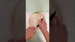 Punch needle basics - Tracing your pattern onto monks cloth