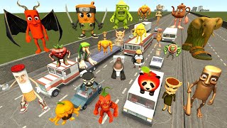 Destroy Brainrot Memes Tung Tung Sahur Spartan Kick In Freeway Gmod