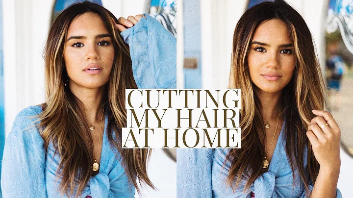 DIY HAIRCUT WITH LAYERS! CUTTING MY OWN HAIR | DAC...