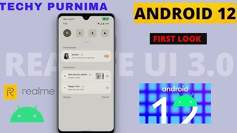 Realme Ui 3.0 Android 12 First Look | Realme Ui 3.0 | Realme Ui 3.0 First Look | Realme Android 12