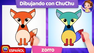 ¿Cómo dibujar un zorro (How to Draw a Fox) - ChuChu TV Sorpresa Dibujo para Niños by ChuChuTV Español 8,395 views 10 days ago 7 minutes, 13 seconds