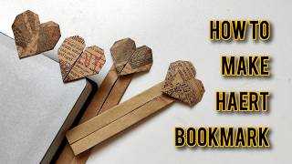 Easy Heart Bookmark ❤️ | Cute Handmade Gift Idea