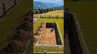 “Hidden Underground Bunker Built in Backyard – Full Timelapse Build”#satisfying